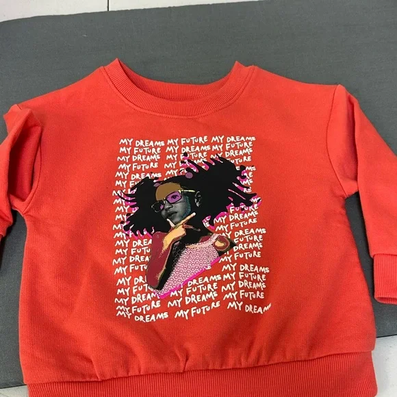 Black History Month Sweatshirt size 18 months new with tags - Picture 3 of 4